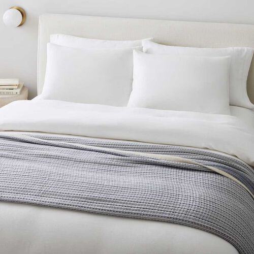 West Elm Striped Double Cloth Blanket